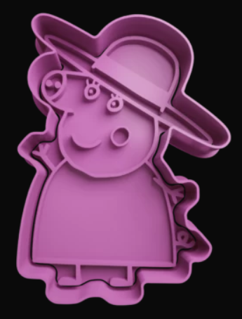 Abuela Pig Cortador de Galletas