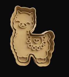 Alpaca cute Cortador de Galletas