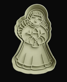 Ángel con Vela Cortador de Galletas