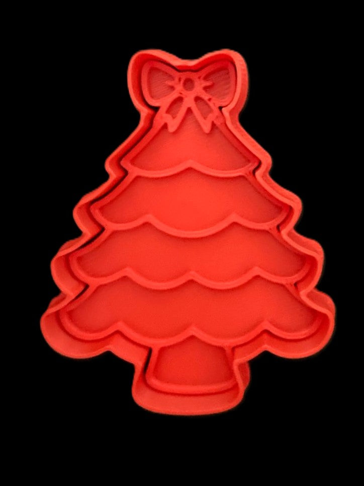 Árbol de Navidad con moño Cortador de Galletas