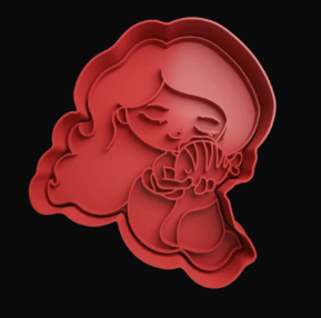 Ariel cute Cortador de Galletas