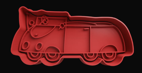 Auto Peppa Pig Cortador de Galletas