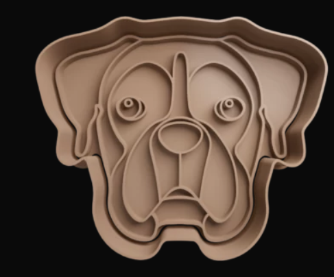 Perro Boxer Cortador de Galletas