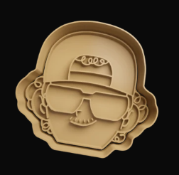 Bruno Mars Cabeza Cortador de Galletas