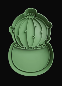 Cáctus en Maceta Cortador de Galletas