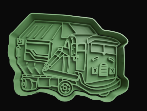 Trash Truck Cortador de Galletas