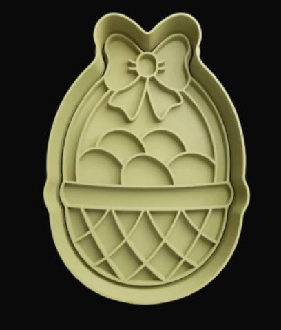 Canasta con Huevos Cortador de Galletas