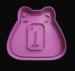 Capibara cabeza Cortador de Galletas