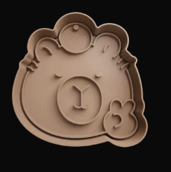 Capibara cabeza Cortador de Galletas