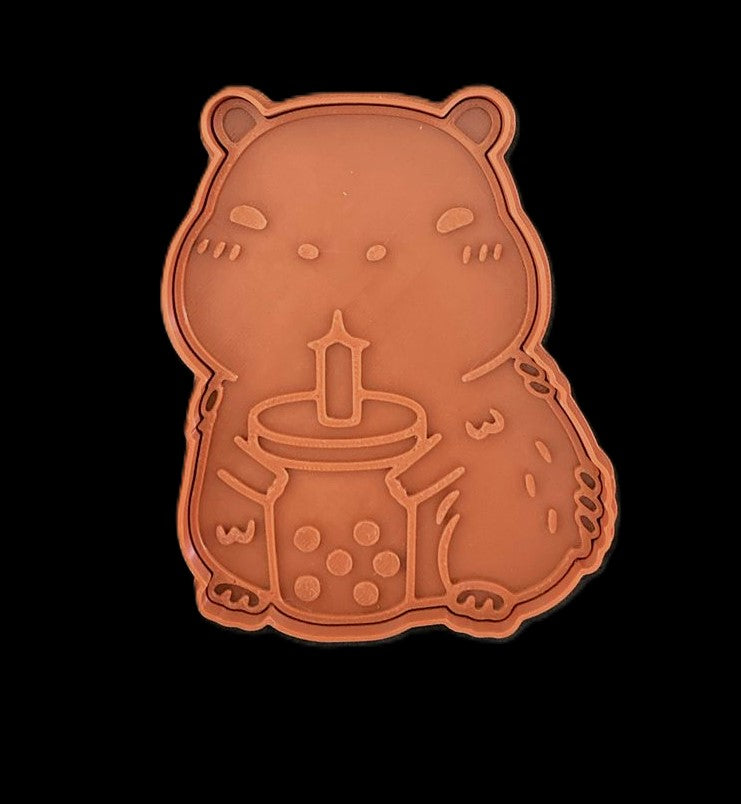 Capibara con Bote Cortador de Galletas