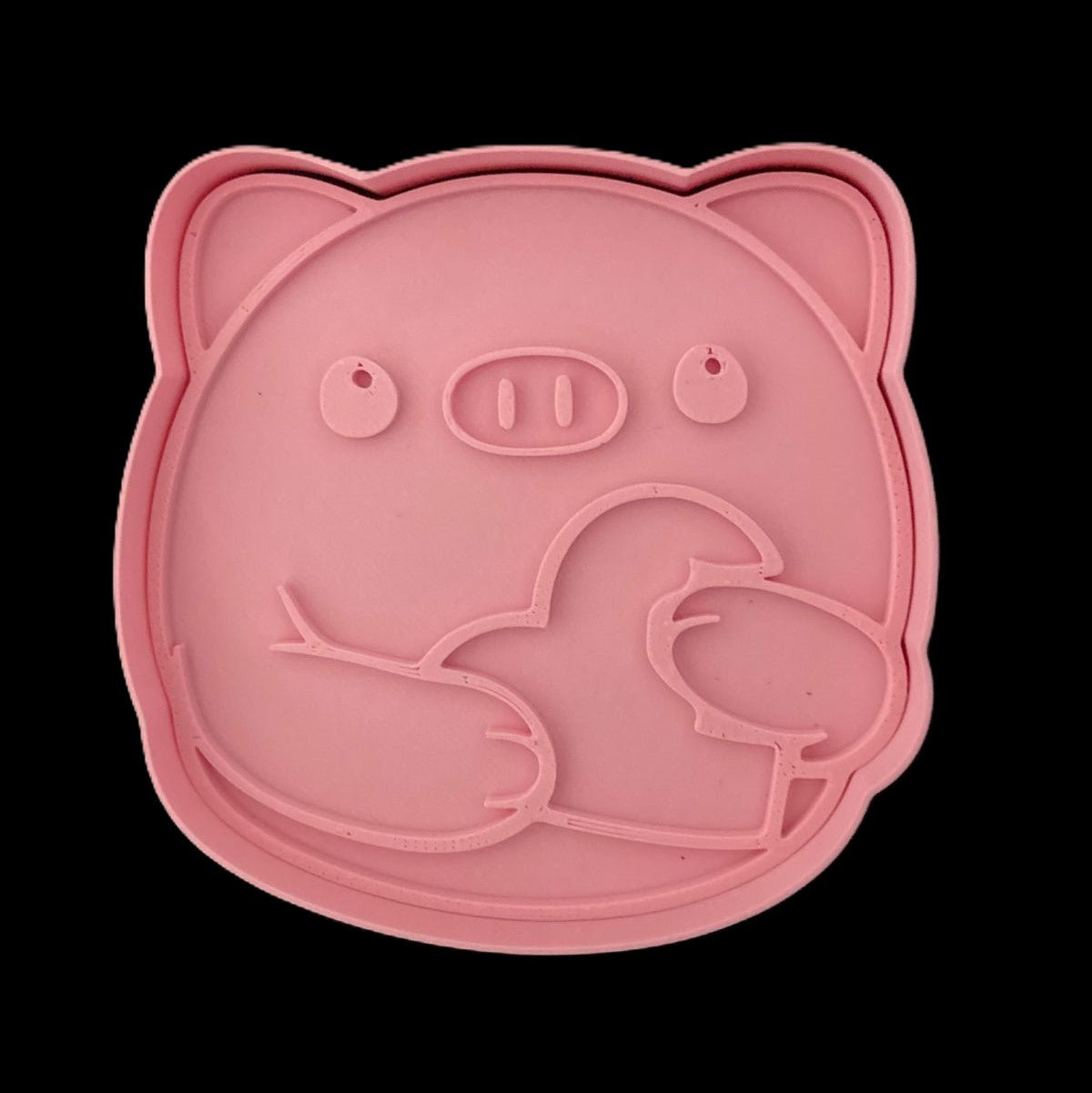 Cerdito con corazón Cortador de Galletas