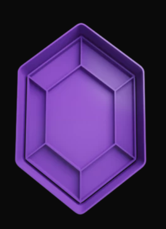 Diamante Rupee Zelda Cortador de Galletas