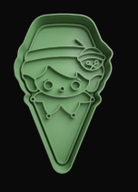 Duende en cono Cortador de Galletas