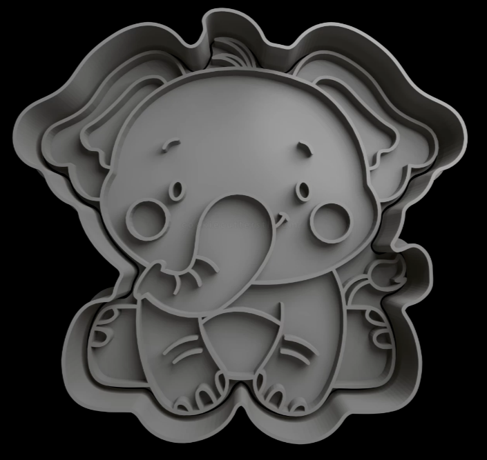 Elefante Cortador de Galletas