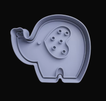 Elefante Cortador de Galletas