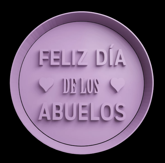 Felíz Dia de los Abuelos Cortador de Galletas