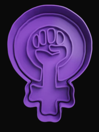 Feminismo Logo Cortador de Galletas