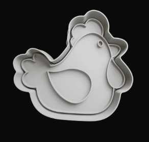 Gallina Cortador de Galletas