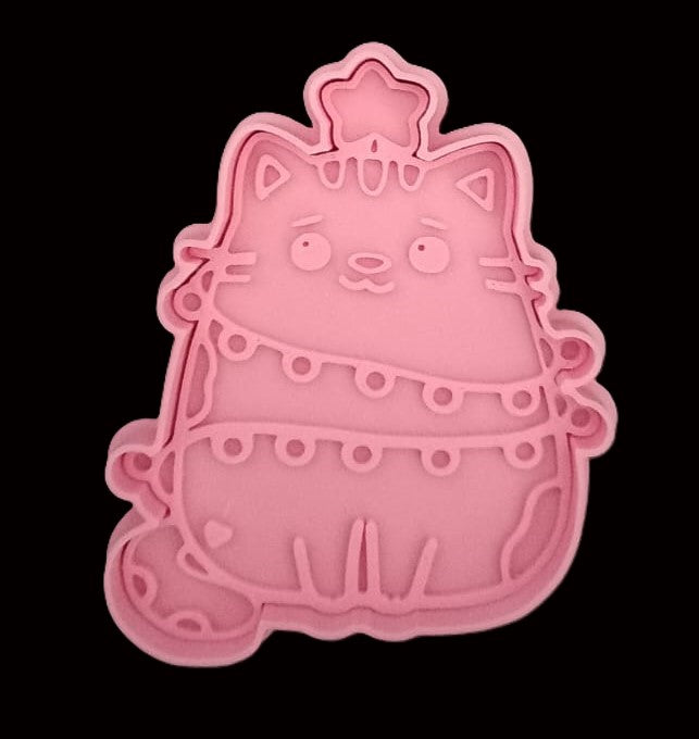 Gato Pusheen Navidad Cortador de Galletas