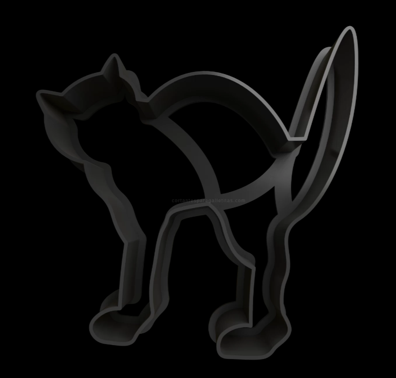 Gato Silueta Cortador de Galletas