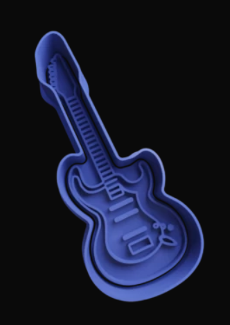 Guitarra Eléctrica Cortador de Galletas