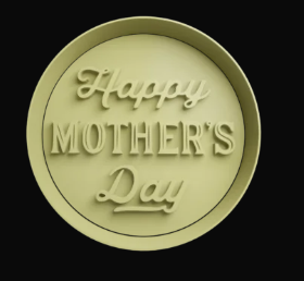 Happy Mother´s Day Circulo Cortador de Galletas