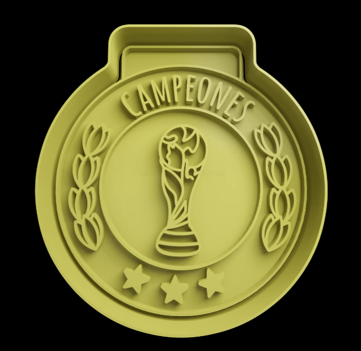 Medalla Campeones Cortador de Galletas