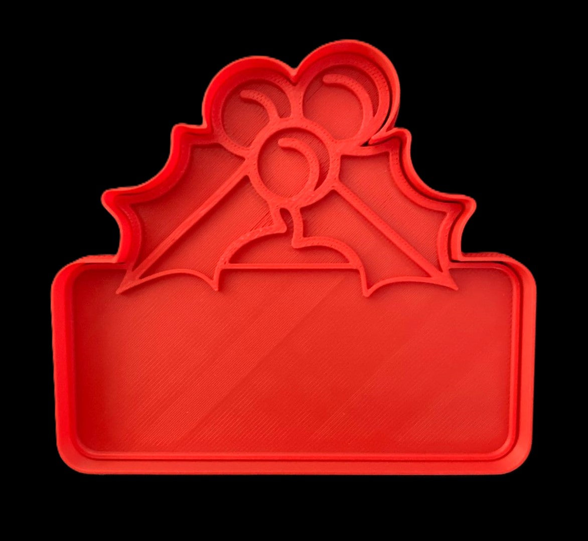 Muérdago con Etiqueta Cortador de Galletas