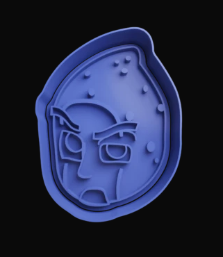 Ninja Nocturno cabeza Cortador de Galletas