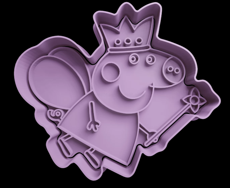 Peppa Pig Hada Cortador de Galletas
