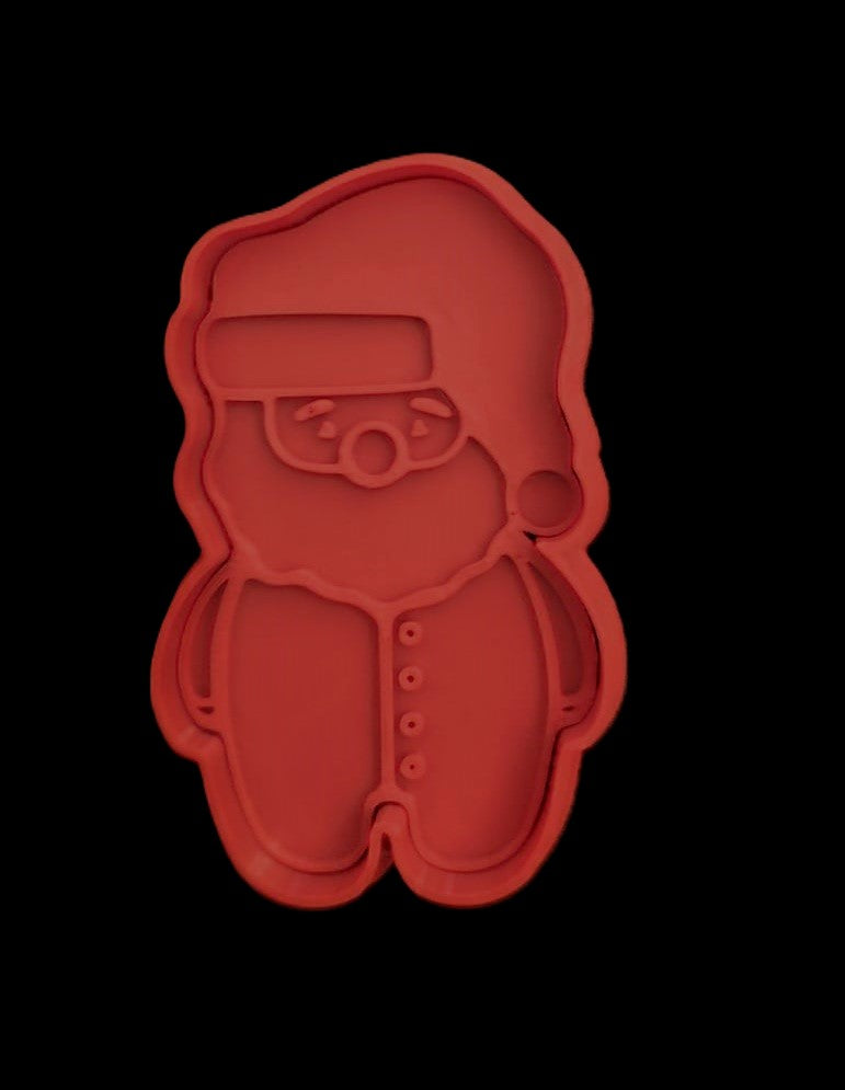 Santa en Pijama Cortador de Galletas