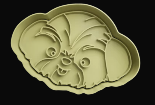 Perro Shih Tzu Cortador de Galletas