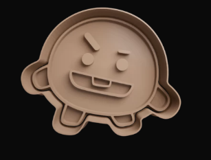 Shooky BT21 Cortador de Galletas