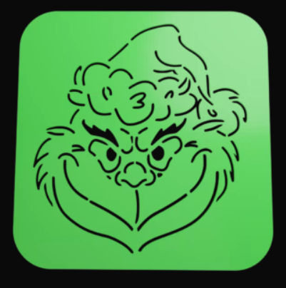 Stencil Grinch