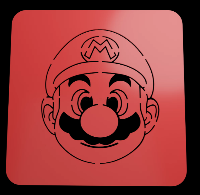 Stencil Mario Bros