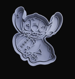 Stitch con Huevo de Pascua Cortador de Galletas