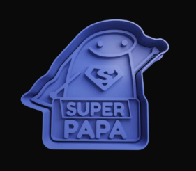 Super Papá Deformito Cortador de Galletas