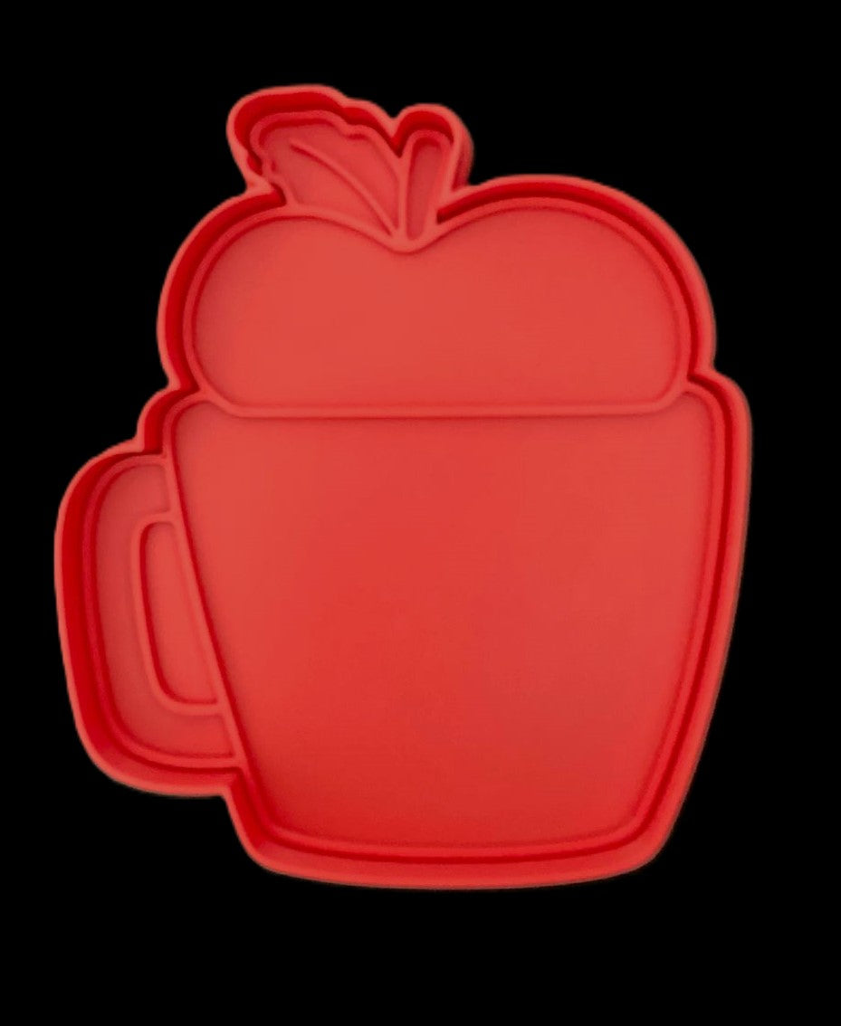 Taza con manzana Cortador de Galletas