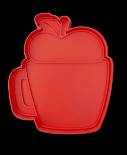 Taza con manzana Cortador de Galletas