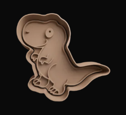 Tiranosaurio Rex Cortador de Galletas