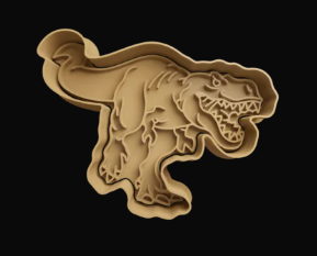 Tiranosaurio Rex Cortador de Galletas