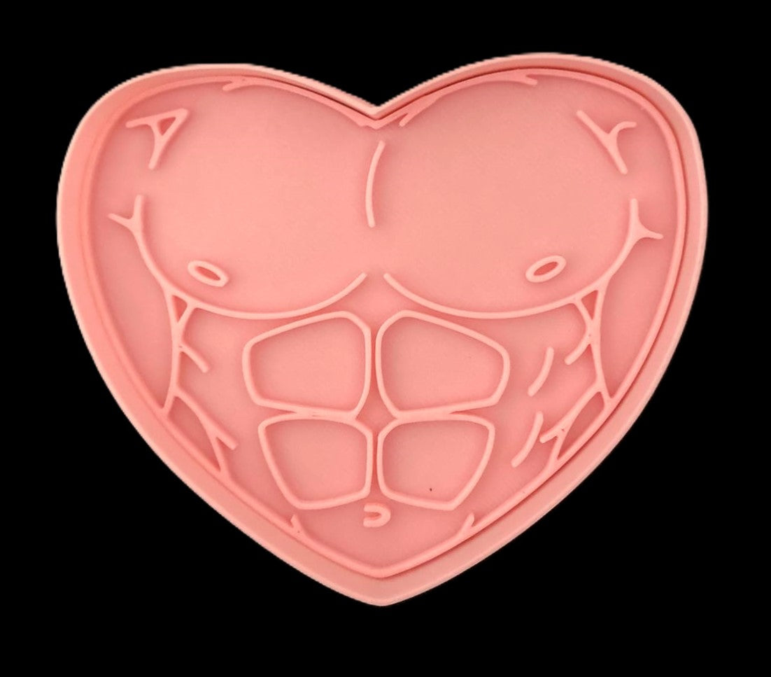 Torso en Corazón Cortador de Galletas