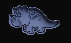 Triceratops Cortador de Galletas