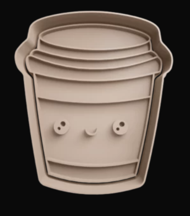 Vaso de Café Cortador de Galletas