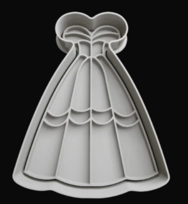 Vestido de Novia Cortador de Galletas