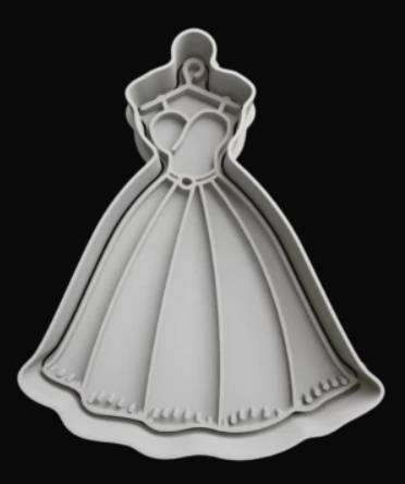 Vestido de Novia Cortador de Galletas