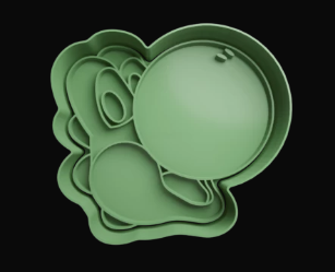 Yoshi cabeza Cortador de Galletas