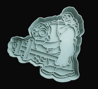 Zombie Gargantuar Cortador de Galletas
