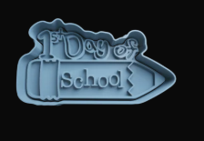 1st Day of School Cortador de Galletas
