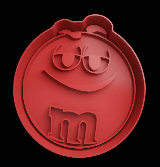 M&M Rojo Cortador de Galletas